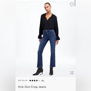 Madewell Kick Out Crop Jeans
